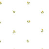 Norwall Rose Garden 2 RG35721 Rose Buds  Yellow Green Off White Wallpaper