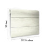 York Wallcoverings MH1559 Magnolia Home Shiplap Removable Wallpaper Gray/ Off White
