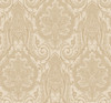 Ronald Redding by York Wallcoverings EK4126 18 Karat II Laurens Wallpaper; Metallic Gold/Cream