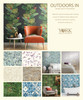 York Wallcoverings ON1628 Tropical Oasis Stripe Wallpaper Spa Blue