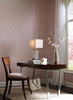 York Wallcoverings DN3709 Candice Olson Modern Luxe Enchanted Wallpaper deepest slate blue, golden glow