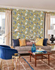 York Wallcoverings CY1514 Vincent Poppies Wallpaper Yellow