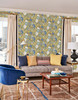 York Wallcoverings CY1514 Vincent Poppies Wallpaper Yellow