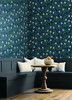 York Peonies Wallpaper Navy RI5149 Rifle Paper Co.