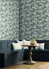 York Peonies Wallpaper Gray RI5152 Rifle Paper Co.