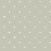 York Magnolia Home 3 Cross Stitch Wallpaper, Grey