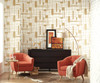 York Wallcoverings SW7426 Ashford House Piet Wallpaper - Gold