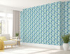 GP1900202 Shimmering Leaves Small Premium Peel and Stick Wallpaper Panel 6 Ft High x 26" Wide