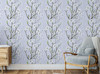 GW5051 Plum Blossoms Peel and Stick Wallpaper Roll 20.5 inch Wide x 18 ft. Long, Light Blue/White/Gray