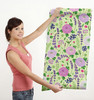 GW5101 Grace & Gardenia Blueberry Floral Garden Peel and Stick Wallpaper Roll 20.5 inch Wide x 18 ft. Long, Green Purple Blue Pink