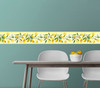 GB50121 Grace & Gardenia Lemon Flower Peel and Stick Wallpaper Border 10in Height x 15ft Yellow Green White
