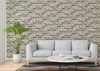 SV5450 Tan Brick Wallpaper Peel & Stick Tan / Gray / Light Brown Contact Paper