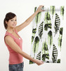 GW3032 Grace & Gardenia Exotic Feathers Peel and Stick Wallpaper Roll 20.5 inch Wide x 18 ft. Long, Green Black