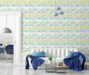 GW6031 Grace & Gardenia Watercolor Brush Strokes Peel and Stick Wallpaper Roll 20.5 inch Wide x 18 ft. Long, Blue Green Yellow