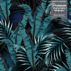 GW2231 Grace & Gardenia Midnight Tropical Banana Forest Peel and Stick Wallpaper Roll 20.5 inch Wide x 18 ft. Long, Blue