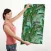 GW2232 Grace & Gardenia Midnight Tropical Banana Forest Peel and Stick Wallpaper Roll 20.5 inch Wide x 18 ft. Long, Aqua