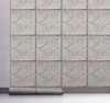 GW7071 Grace & Gardenia Concrete Geometric Tile Peel and Stick Wallpaper Roll 20.5 inch Wide x 18 ft. Long, Gray