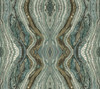 York Wallcoverings OG0559 Antonina Vella Elegant Earth Kaleidoscope Wallpaper Teal