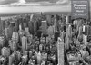GM0270 Grace & Gardenia New York City Aerial Premium Peel and Stick Mural 156in wide x 112in height, Black White Gray