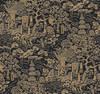 York Wallcoverings AF6577 Chinoiserie Wallpaper Black, Gold