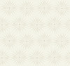 York Wallcoverings Bohemian Luxe BO6692 Starlight Wallpaper White Silver