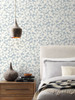 York Wallcoverings Bohemian Luxe BO6684 Free Spirit Wallpaper Blue