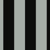 Norwall Shades BW28749 2.5" Tent Stripe Metallic Gray Silver Black Wallpaper