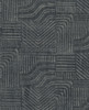 391536 Pueblo Indigo Global Geometric Wallpaper Bohemian Theme Non Woven Paper Elegant Collection from Eijffinger by Brewster Made in Netherlands