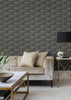 2829-82067 Y Knot Grey Geometric Texture Wallpaper A-Street Prints Modern Made in United States