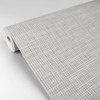 2829-82052 In the Loop Grey Faux Grasscloth Wallpaper A-Street Prints Traditional Faux Effects Made in United States