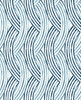 2969-26027 Zamora Blue Brushstrokes Wallpaper Bohemian Style Abstract Theme Non Woven Material Pacifica Collection from A-Street Prints by Brewster Made in Great Britain