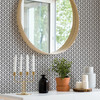 2969-26004 Lisbeth Black Geometric Lattice Wallpaper Coastal Style Graphics Theme Non Woven Material Pacifica Collection from A-Street Prints by Brewster Made in Great Britain