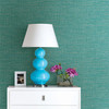 2969-24118 Exhale Turquoise Woven Texture Wallpaper Kitchen and Bath Style Graphics Theme Non Woven Material Pacifica Collection from A-Street Prints by Brewster Made in Great Britain