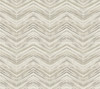York Wallcoverings Black and White Resource Library BW3912 Petite Watercolor Chevron Wallpaper Cream