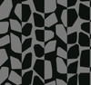 York Wallcoverings Black and White Resource Library BW3894 Primitive Vines Wallpaper Metallic Black