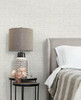 York Wallcoverings Black and White Resource Library BW3811 Horizontal Hash Marks Wallpaper Gray