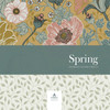 2948-33001 Anemone Grey Floral Wallpaper from A-Street Prints Scandinavian Theme Non Woven Flowers Made in Sweden