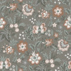 2948-28002 Athena Grey Floral Wallpaper from A-Street Prints Scandinavian Theme Non Woven Flowers Made in Sweden