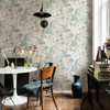 2948-33000 Anemone Light Grey Floral Wallpaper from A-Street Prints Scandinavian Theme Non Woven Flowers Made in Sweden
