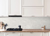 Grace & Gardenia White Painted Antique Brick Peel and Stick Wallpaper Grace & Gardenia