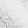 2834-42238 Margot Silver Damask Wallpaper Traditional Style Unpasted Non Woven Paper from Advantage Metallics Collection by Brewster Made in Great Britain