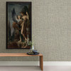 2908-24941 Rattan Coffee Woven Wallpaper Transitional Style Unpasted Non Woven Material Alchemy Collection from A-Street Prints by Brewster Made in Great Britain