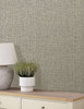 2908-24941 Rattan Coffee Woven Wallpaper Transitional Style Unpasted Non Woven Material Alchemy Collection from A-Street Prints by Brewster Made in Great Britain