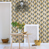 2908-25311 Cerium Metallic Concrete Geometric Wallpaper Feature Wall Style Unpasted Non Woven Material Alchemy Collection from A-Street Prints by Brewster Made in Great Britain