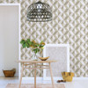 2908-25313 Cerium Neutral Concrete Geometric Wallpaper Feature Wall Style Unpasted Non Woven Material Alchemy Collection from A-Street Prints by Brewster Made in Great Britain