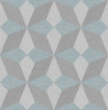 2908-25304 Valiant Aqua Faux Grasscloth Geometric Wallpaper Modern Style Unpasted Non Woven Material Alchemy Collection from A-Street Prints by Brewster Made in Great Britain