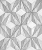 2908-87101 Paragon Black Geometric Wallpaper Modern Style Unpasted Non Woven Material Alchemy Collection from A-Street Prints by Brewster