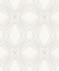 2908-87105 Relativity Off-White Geometric Wallpaper Modern Style Unpasted Non Woven Material Alchemy Collection from A-Street Prints by Brewster