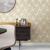2908-87104 Paragon Gold Geometric Wallpaper Modern Style Unpasted Non Woven Material Alchemy Collection from A-Street Prints by Brewster