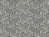 2949-60600 Nambiti Black Geometric Wallpaper Bohemian Style Graphics Theme Unpasted Fabric Backed Vinyl Material Imprint Collection from A-Street Prints by Brewster Made in United States